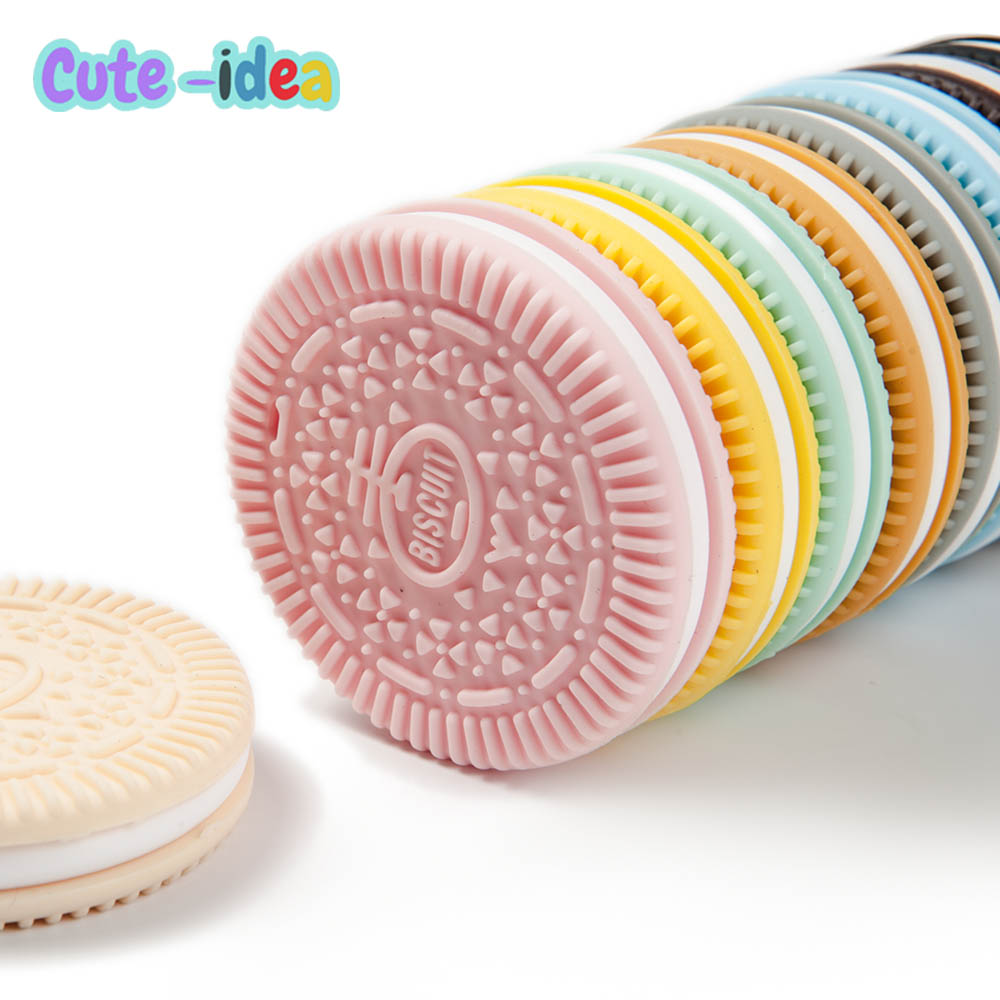 Baby Products List - Cute-idea 1pc silicone cookies teether BPA