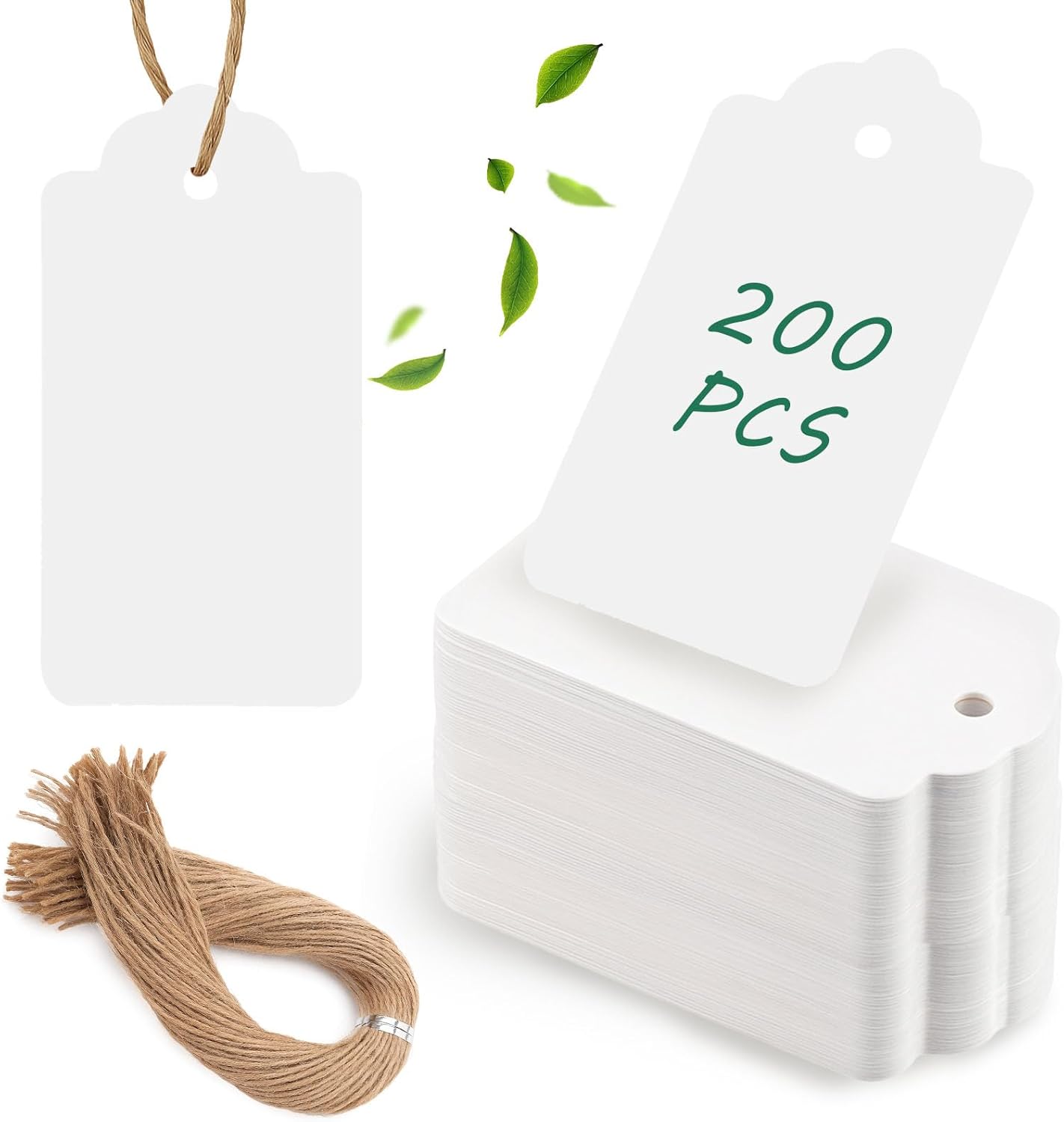 Baby Products Gift Pack - 200 Pack Gift Tags with String