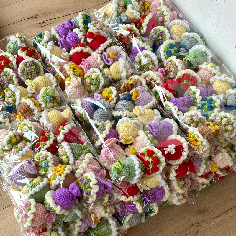 15 Pack Hand-Knitted Bouquets  - Baby Products Gift Pack incelemesi ve fiyatı