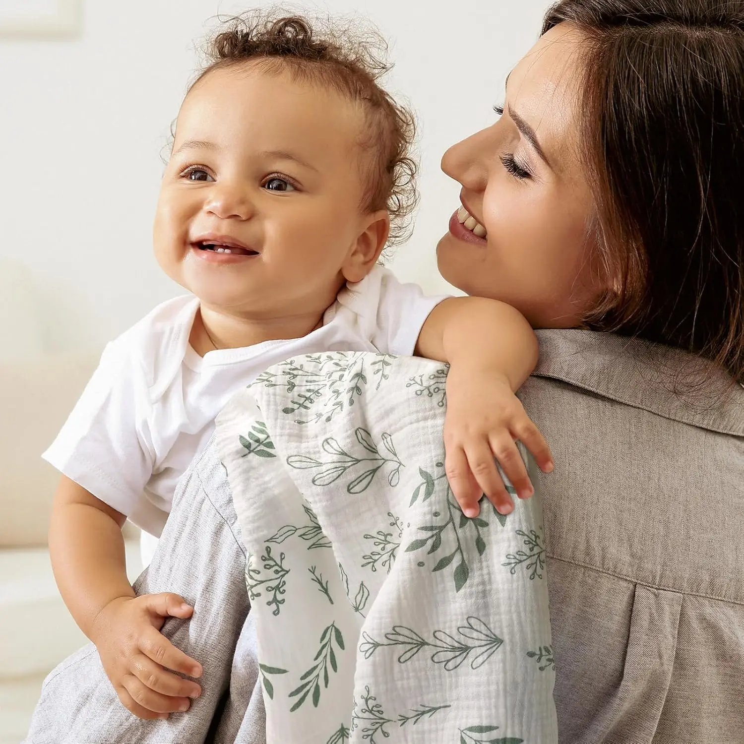 3-Pack Muslin Swaddle Blankets - Baby Products Gift Pack incelemesi ve fiyatı