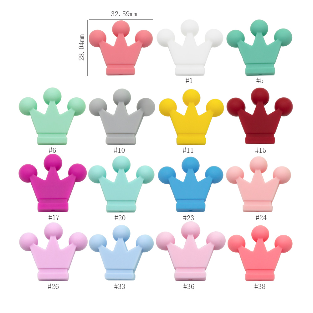 Cute-Idea 10PCs Silicone Crown - Baby Products List incelemesi ve fiyatı