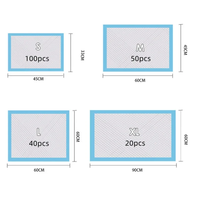 100/50/40/20PCS Pet Diaper Pad - Diaper Changing Mat incelemesi ve fiyatı
