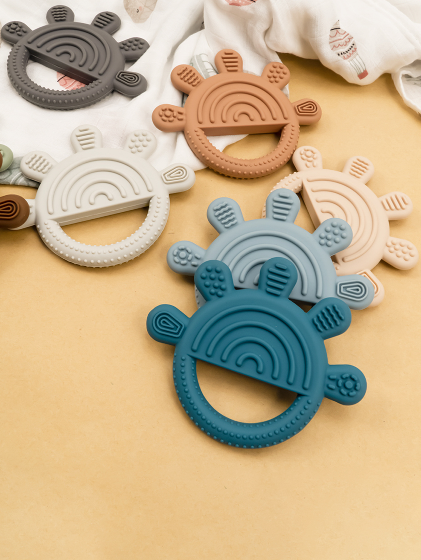 1PC Baby Silicone Teether Toys - Baby Products List incelemesi ve fiyatı
