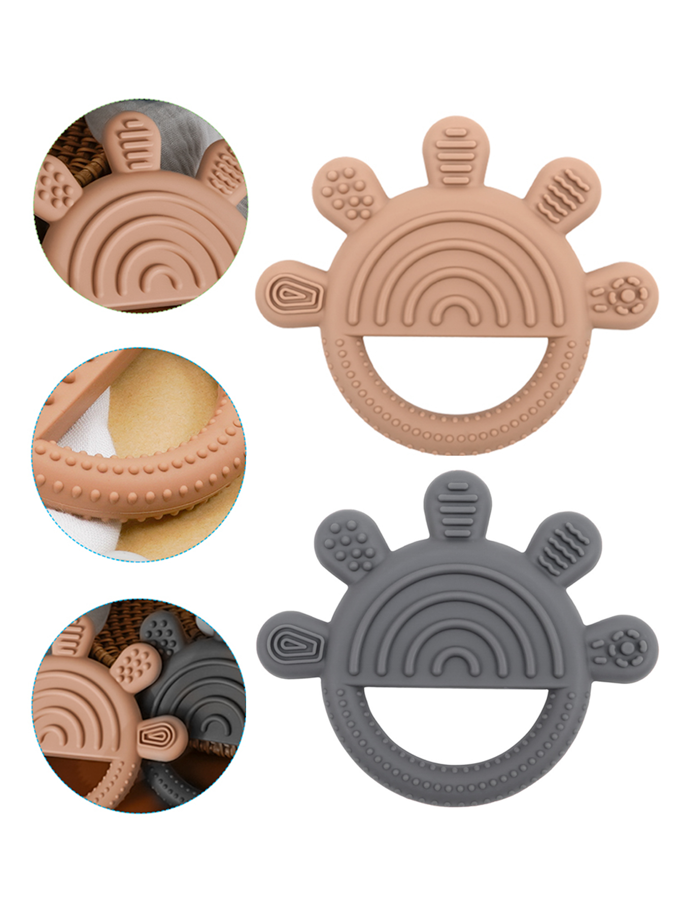 1PC Baby Silicone Teether Toys - Baby Products List incelemesi ve fiyatı